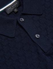 Men MORAR - T Knit Long Sleeve Polo Top - Ted Baker