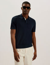 Men PELTZ - SS Regular Silk Blend Polo - Ted Baker