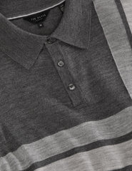 Men INTARSIA - Short Sleeve Sweater Polo - Ted Baker