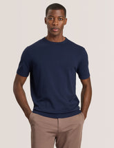Men MODERN VISCOSE BLEND CREW - Sea Navy - Ted Baker