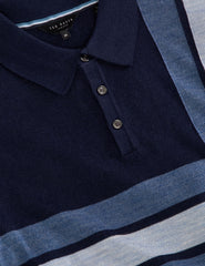 Men INTARSIA - Short Sleeve Sweater Polo - Ted Baker