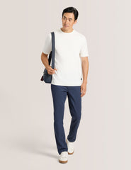 Men MODERN VISCOSE BLEND CREW - Egret - Ted Baker