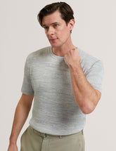 Men KELEPA - Short Sleeve Relaxed Fit Textured Knit T-Shirt - Ted Baker
