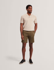 Men|Sale OTISO - Wool Blend Ribbed Raglan Polo Shirt - Ted Baker