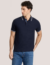 Men TEXTURE POLO - Button Up Polo - Ted Baker