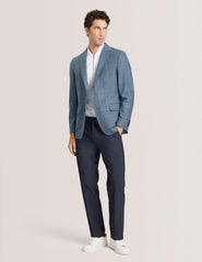 Men WINFRED Mixed Plaid Wool Tailored Blazer - Ted Baker