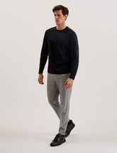 Men NICOLO - Checked Elastic Waist Tailored Pants - Ted Baker