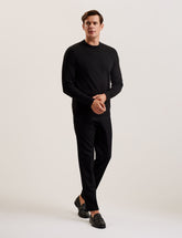 Men LOUNG - Textured T Knit Crew Neck Jumper - Ted Baker