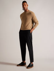 Men GLANT - Cashmere Cable Detail Crew Neck Jumper - Ted Baker