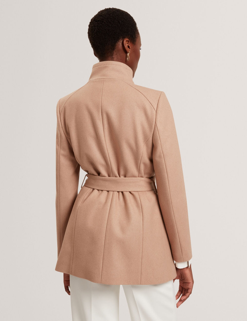 Women|Sale ROSESS Short Belted Wool Wrap Coat - Ted Baker