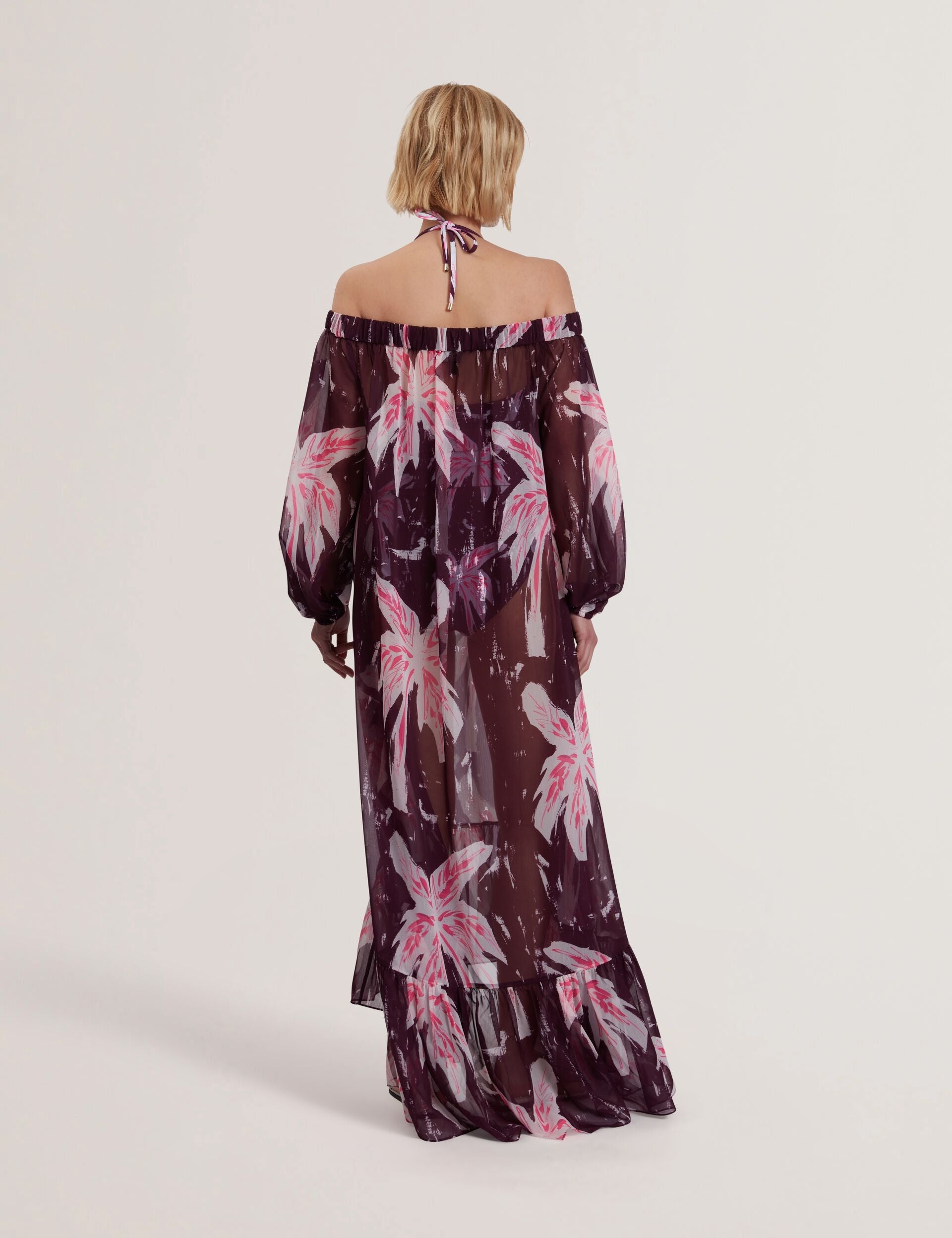 Women MONTAYA - Floral Bardot Maxi Dress Beach Cover-Up - Ted Baker