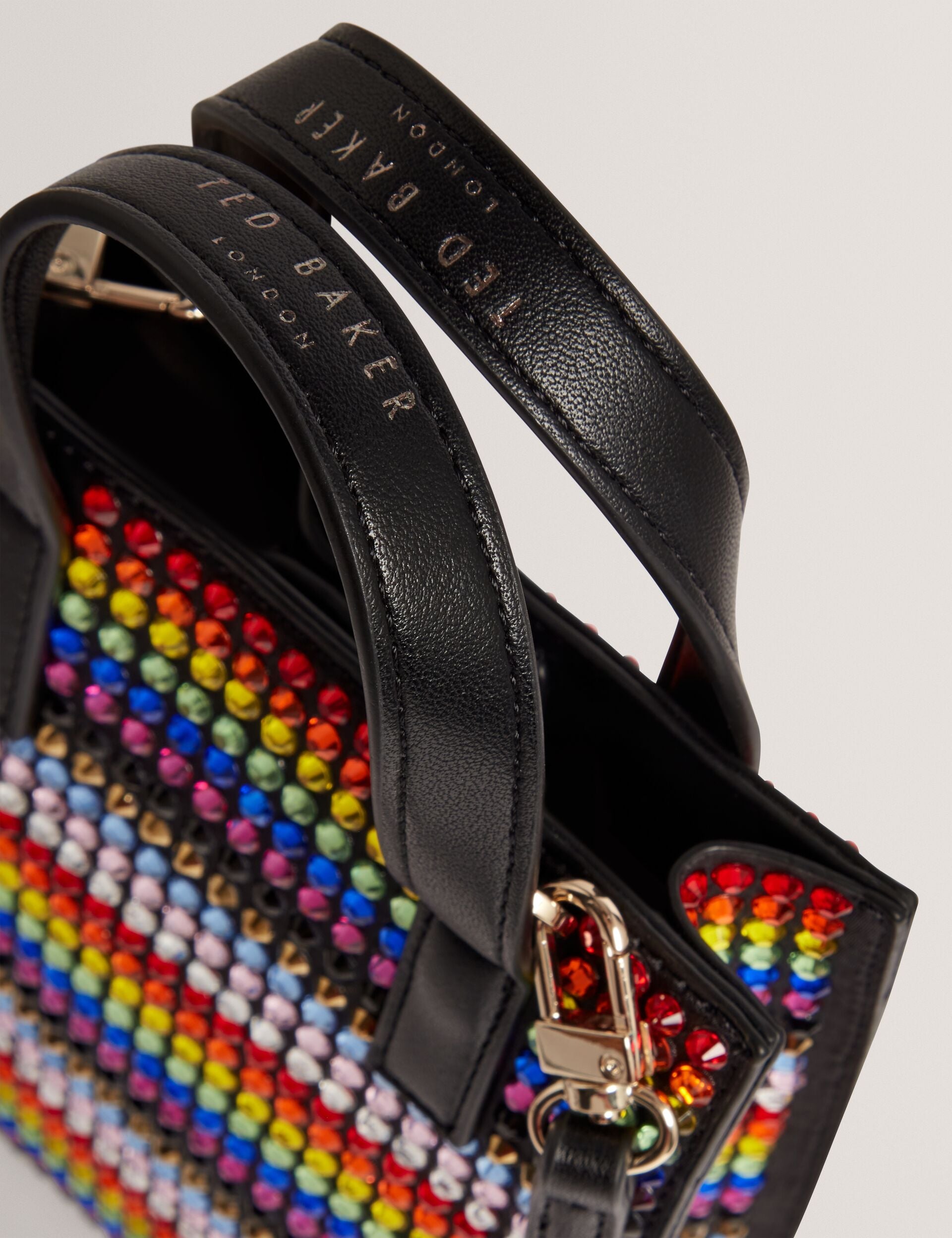 Women PRIDEZ - Striped Mini Imitation Icon Bag - Ted Baker