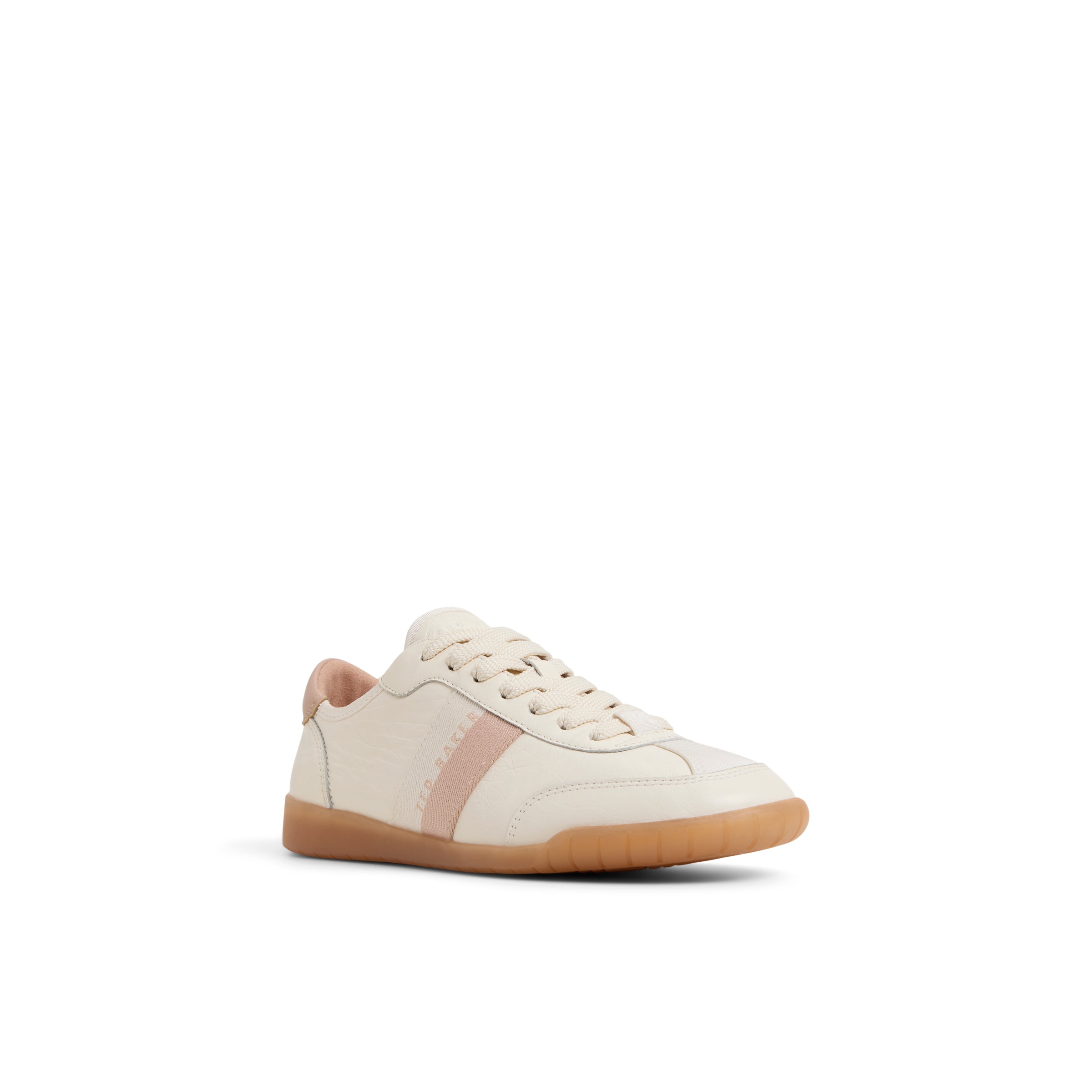 Women BEA Logo Stripe Leather Sneakers - Ted Baker