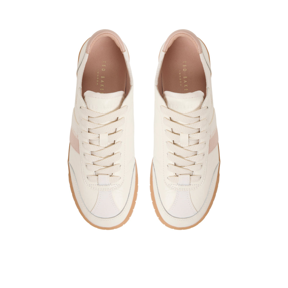 Women BEA Logo Stripe Leather Sneakers - Ted Baker