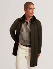 Men|Sale RUABON Funnel Neck Longline Jacket With Liner - Ted Baker