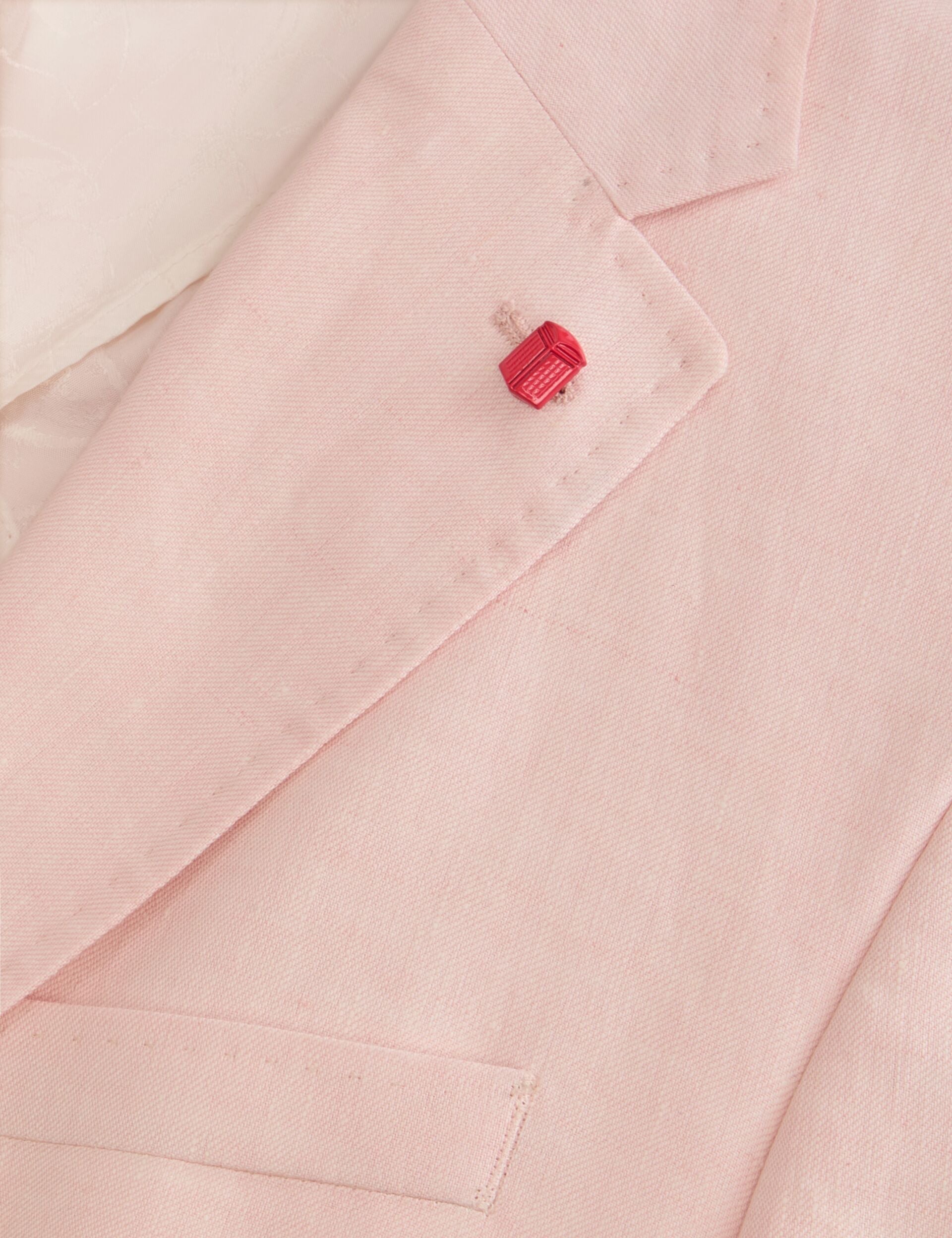 Men WINFRED - Single Breasted Two Button Notch Flat Front Linen Suit Jacket - Ted Baker
