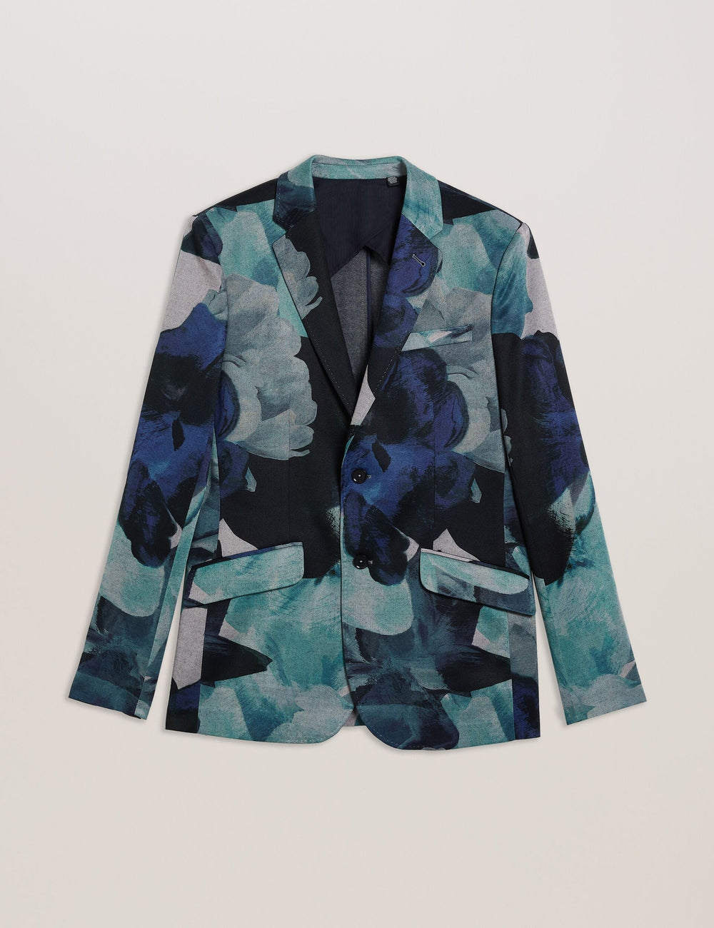 Men WALKERJ - Printed Floral Pique Jersey Blazer - Ted Baker