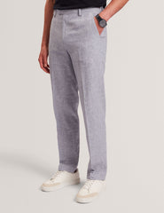 Men GIVRANT Tailored Linen Blend Slim Fit Pants - Ted Baker