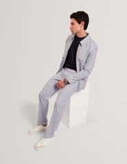 Men GIVRANT Tailored Linen Blend Slim Fit Pants - Ted Baker
