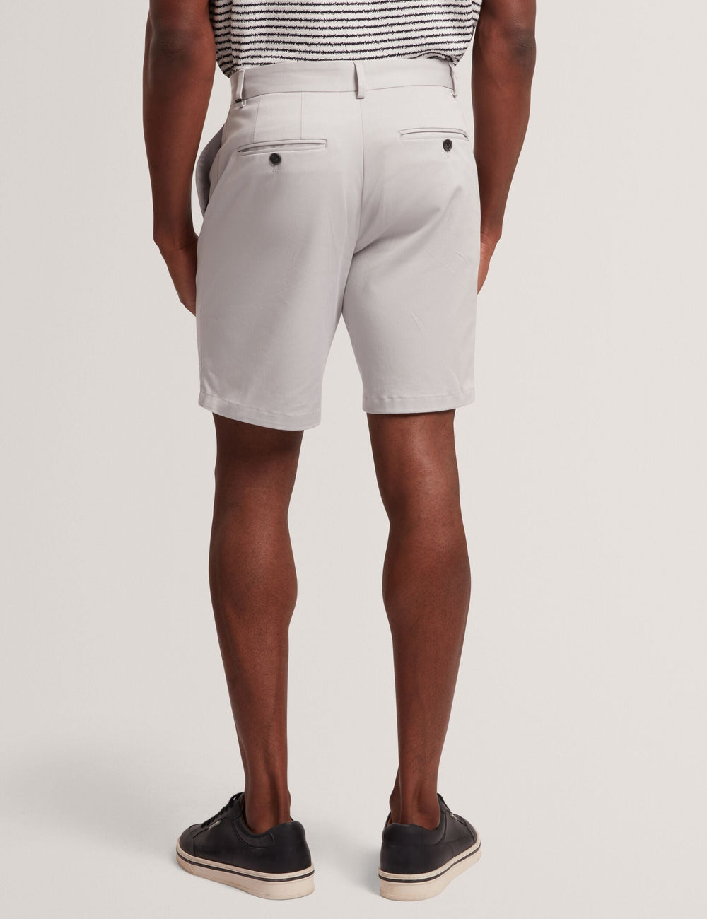 Men LOWETON - Slim Leg Stretch Cotton Chino Shorts - Ted Baker