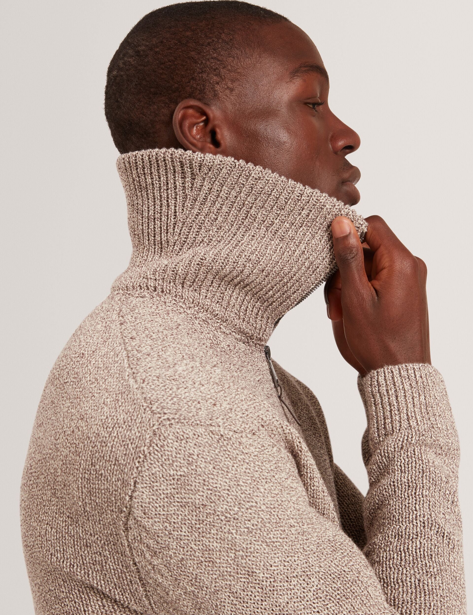 Men|Sale VARINK Twisted Yarn Knit Zip-Through Jumper - Ted Baker