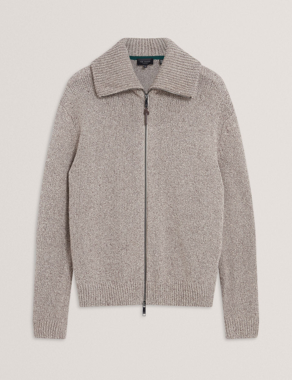 Men|Sale VARINK Twisted Yarn Knit Zip-Through Jumper - Ted Baker