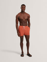 Men HEFFNER - Seersucker Mid-Length Swim Shorts - Ted Baker