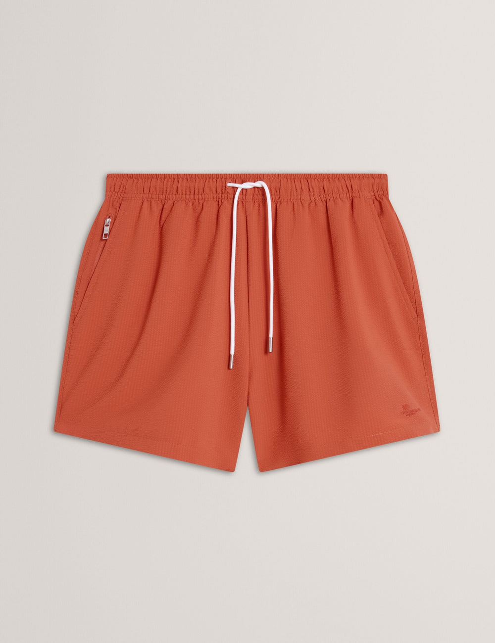 Men HEFFNER - Seersucker Mid-Length Swim Shorts - Ted Baker