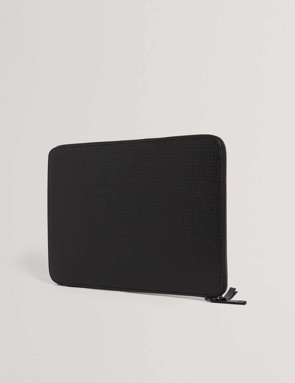 Men|Sale WILTONS Striped Woven Leather 13-Inch Laptop Sleeve - Ted Baker