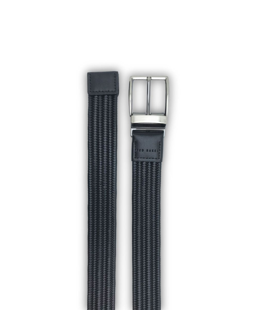 Men BRAIDED BELT – Black - Ted Baker