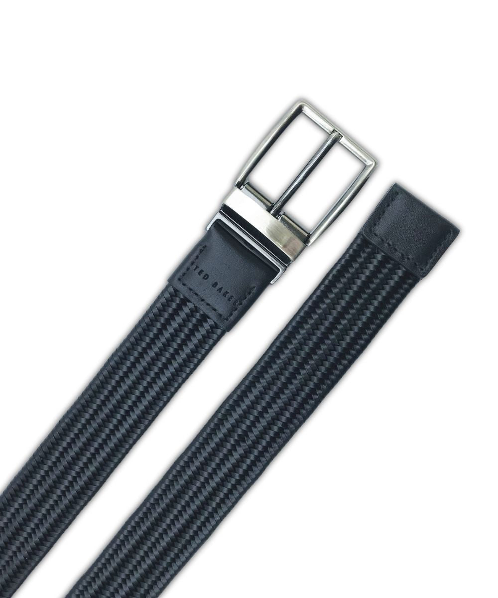 Men BRAIDED BELT – Black - Ted Baker