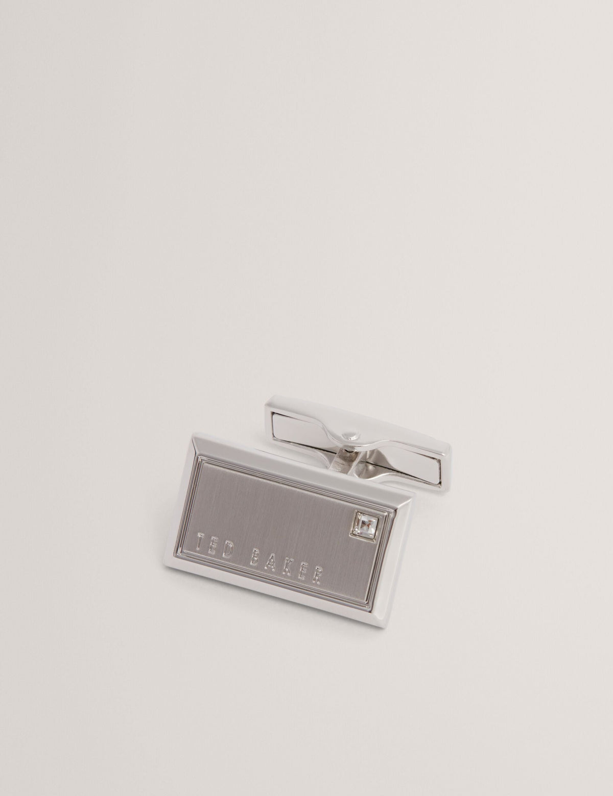 Men|Sale KRISTOL Crystal Detail Brushed Metal Cufflinks - Ted Baker