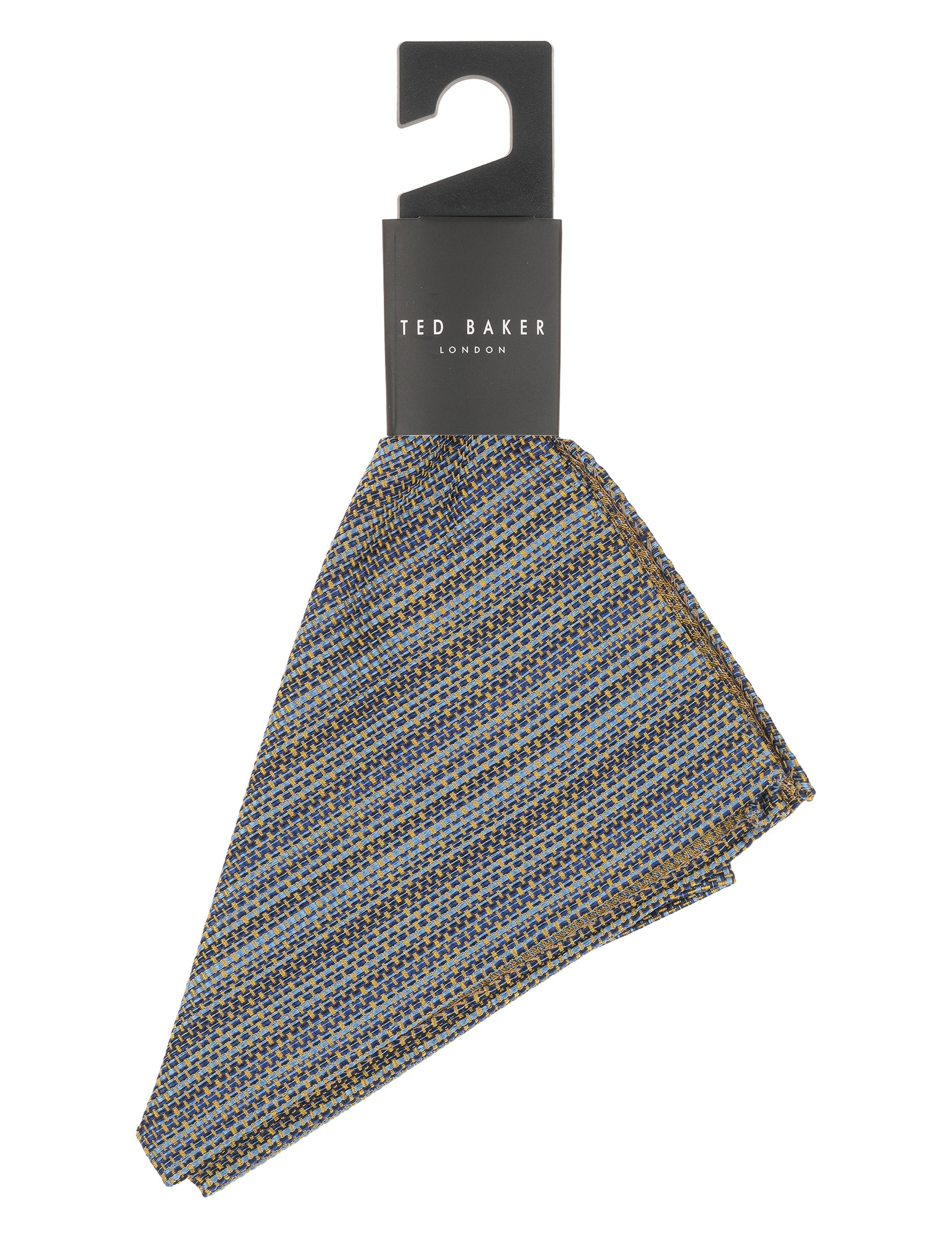 Men AMWELLPS Woven Stripe Silk Pocket Square - Ted Baker