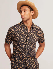 Men ADRIENS - Straw Panama Webbing Detail Hat - Ted Baker