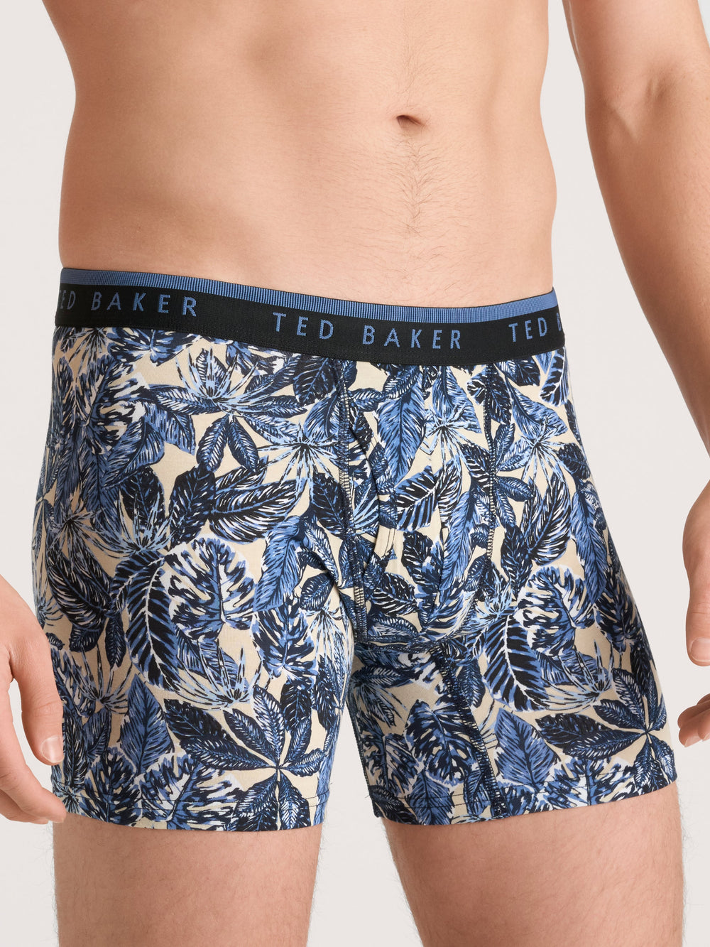 Men 4 Pack Cotton Stretch Boxer Briefs - Ted Baker