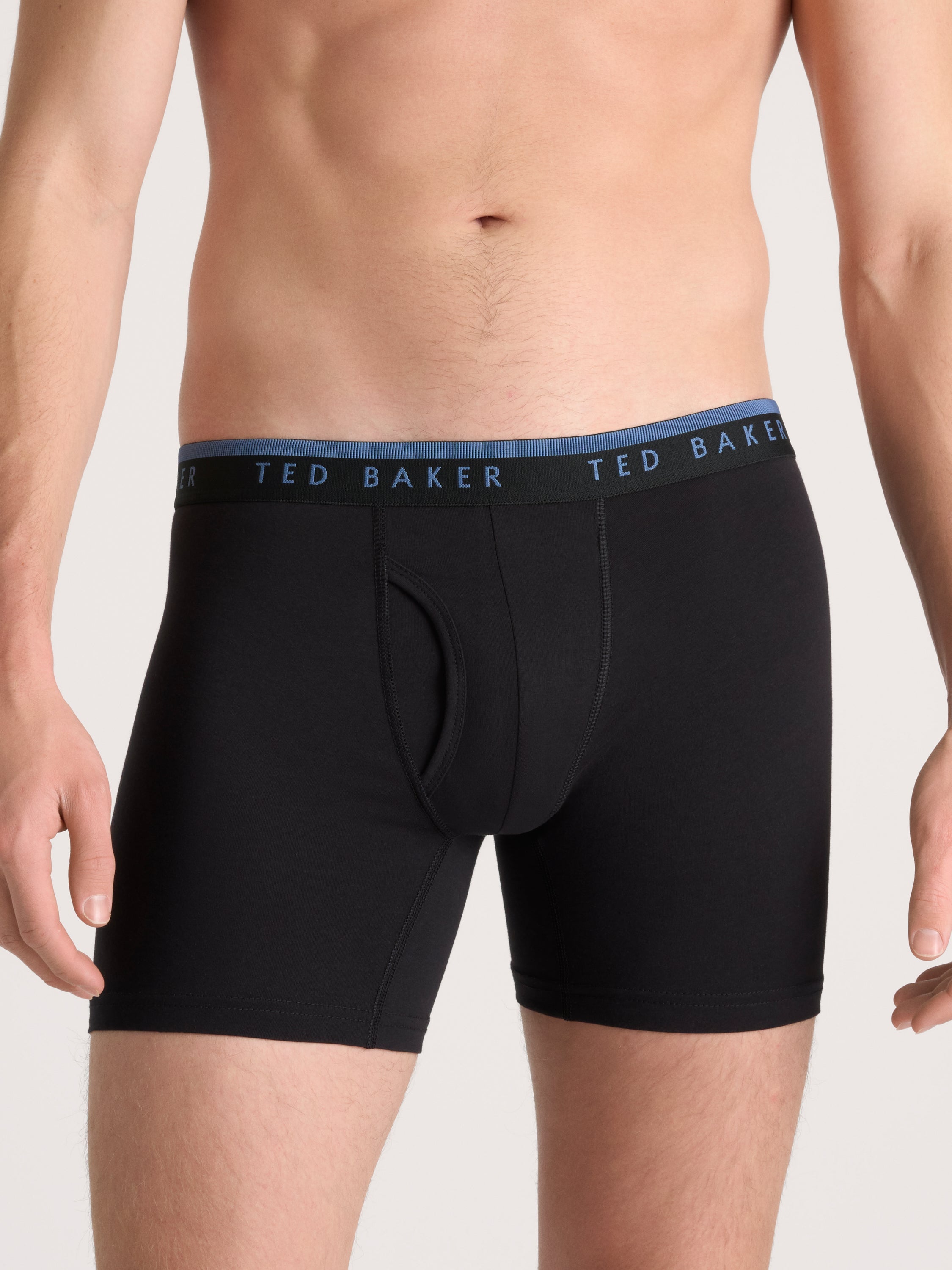 Men 4 Pack Cotton Stretch Boxer Briefs - Ted Baker