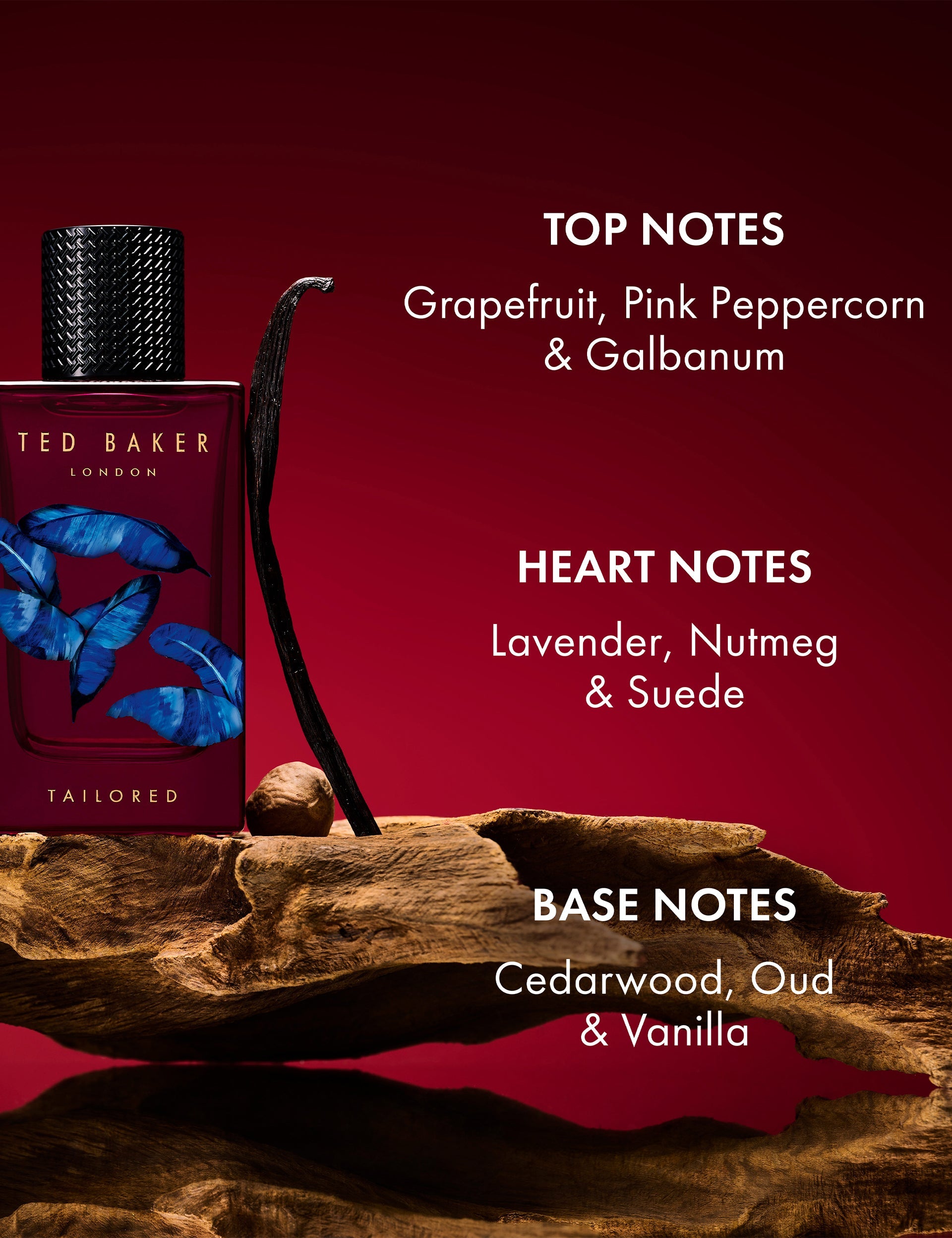 Men Ted Baker Tailored Wood Eau de Parfum 100ml - Ted Baker