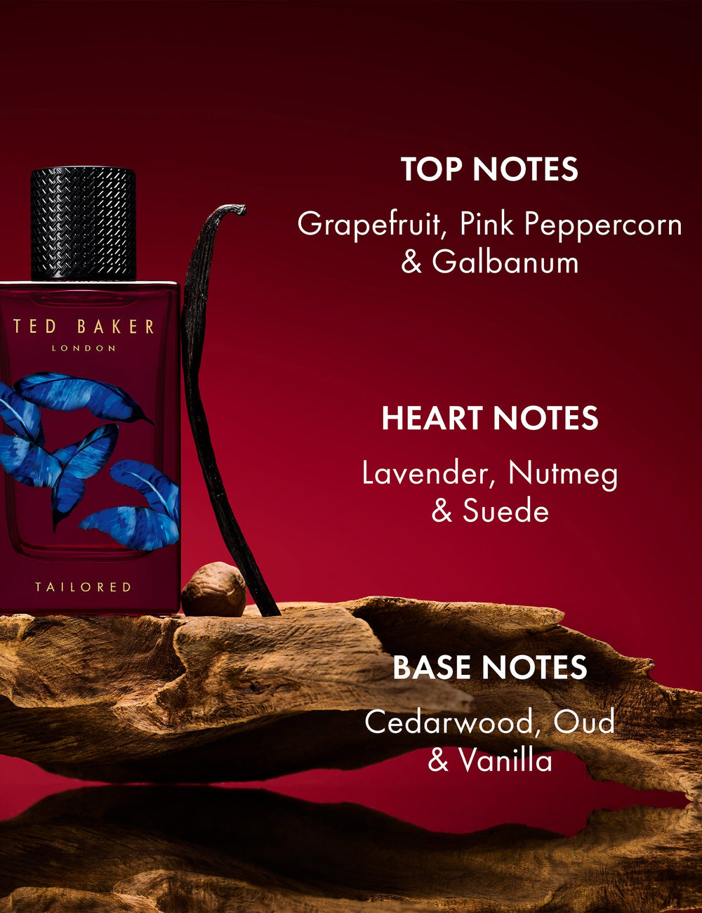 Men Ted Baker Tailored Wood Eau de Parfum 100ml - Ted Baker