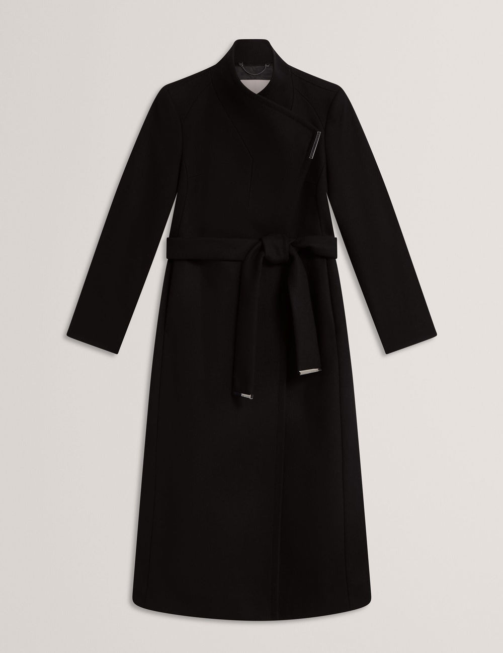 Sale|Women ROSE Mid Length Belted Wool Wrap Coat - Ted Baker