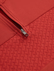 Sale|Men SIMONEA - Textured Panel Half-Zip Modal Sweatshirt - Ted Baker