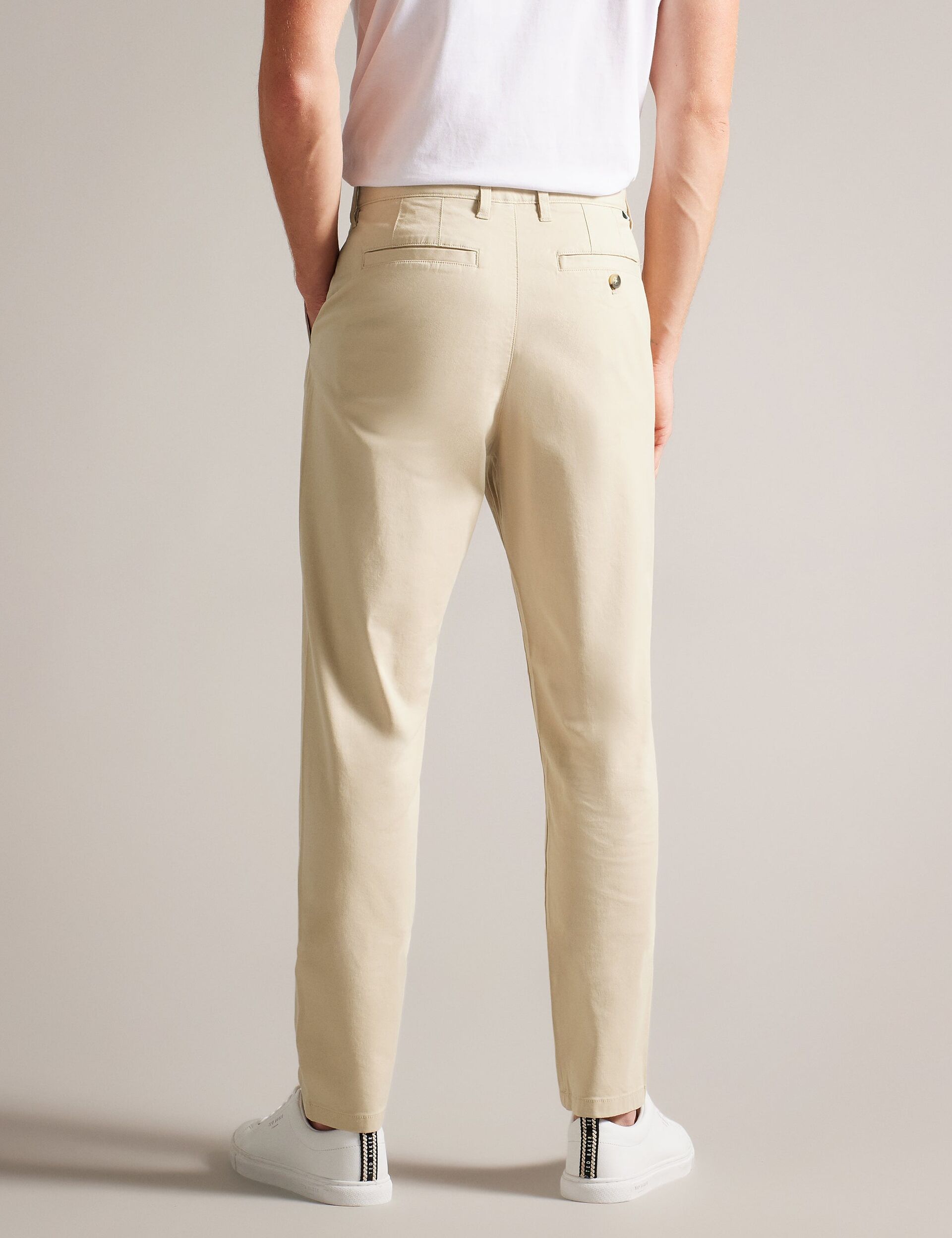 Sale|Men HAYBRN - Regular Fit Woven Texture Chinos - Ted Baker