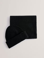 Sale|Men ALLIIES - Ribbed Knit Hat And Scarf Set - Ted Baker