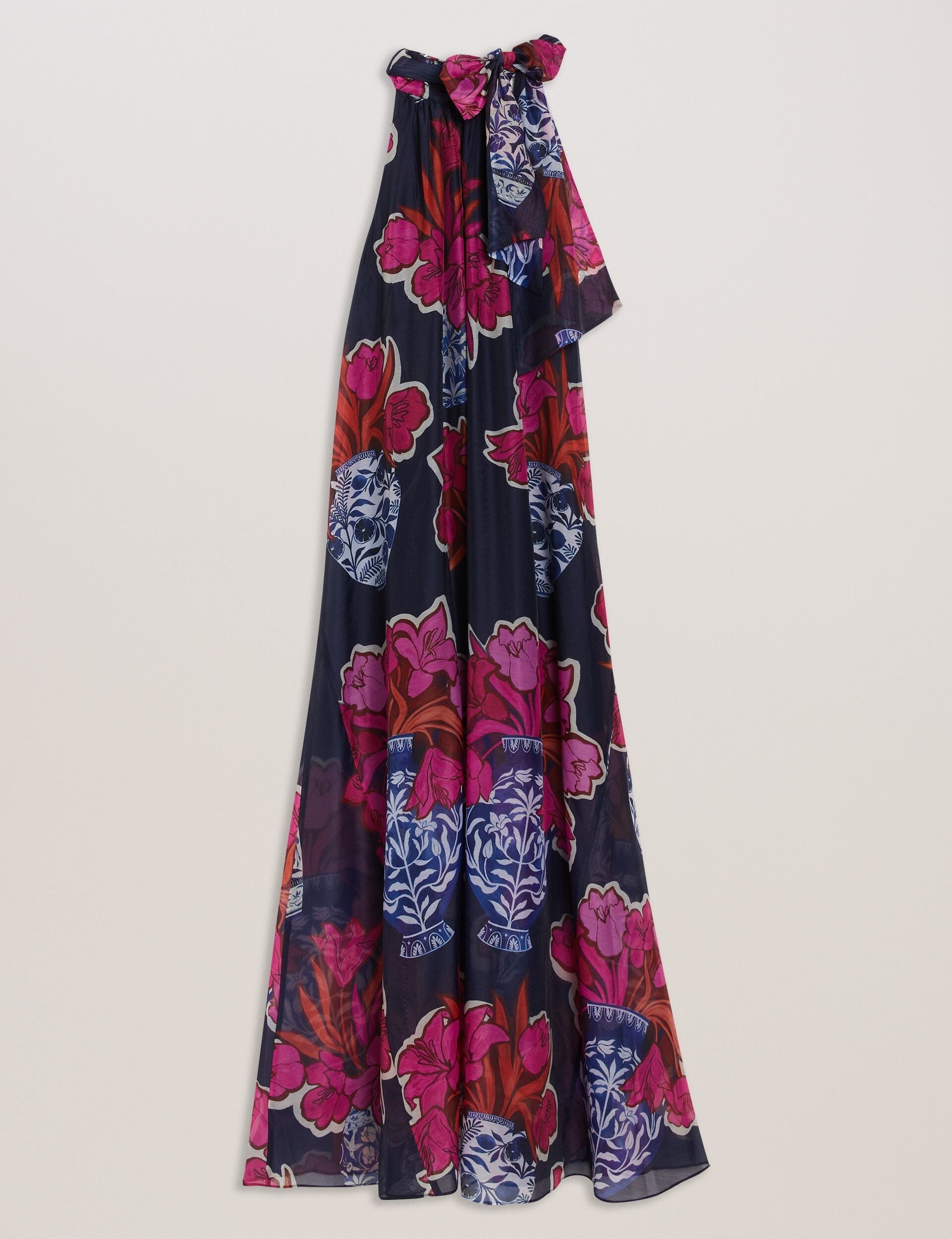 Women KINOSEI - Printed Organza Maxi Dress - Ted Baker