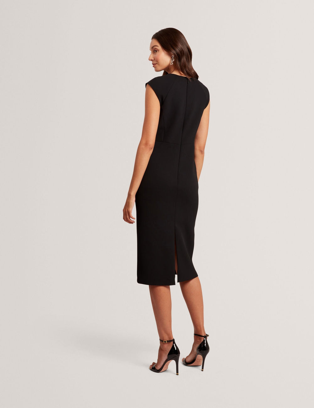 Women BAYREE - Folded Neckline Pencil Midi Dress - Ted Baker