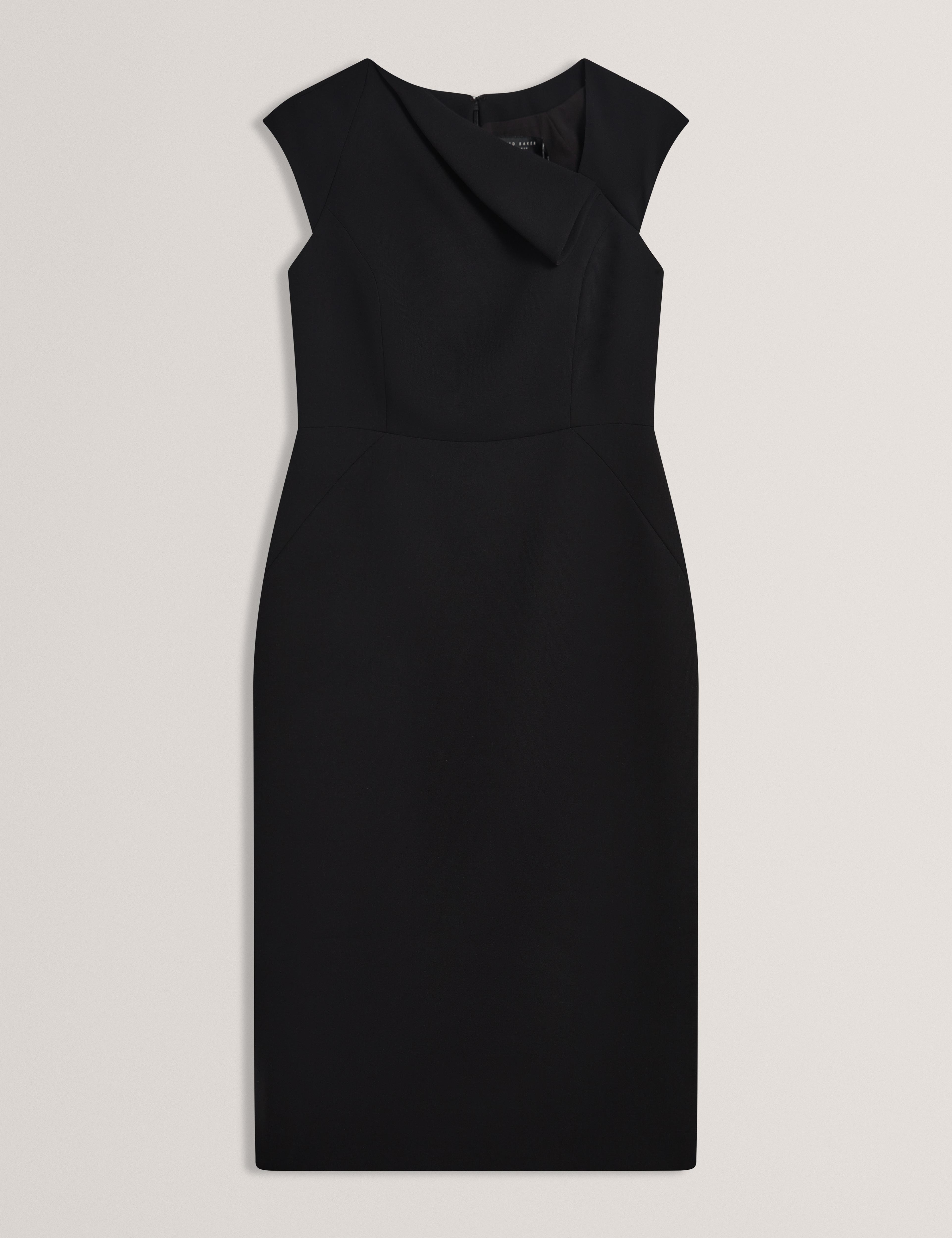 Women BAYREE - Folded Neckline Pencil Midi Dress - Ted Baker