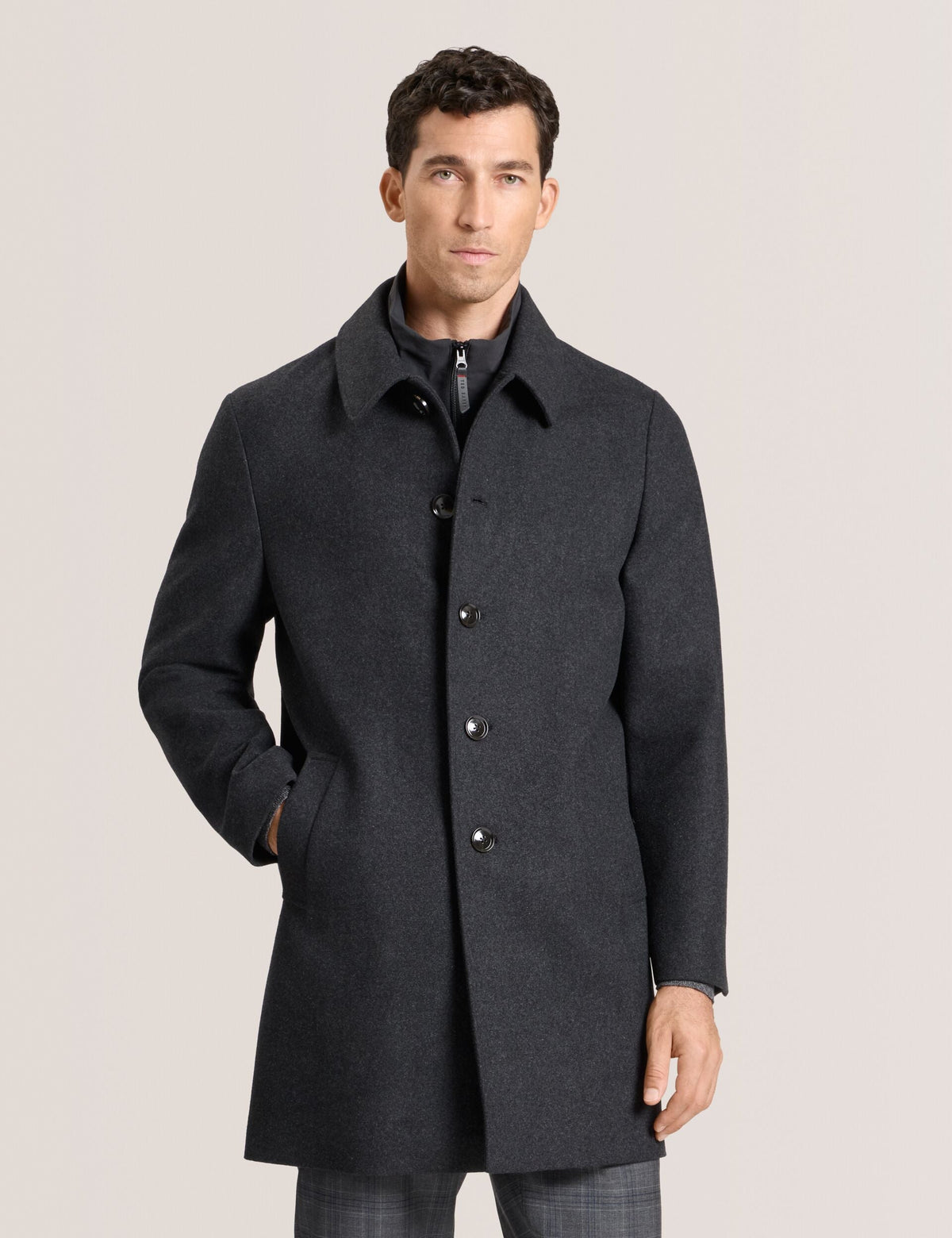Men|Sale WIMBLEDON - Overcoat with Bib - Ted Baker
