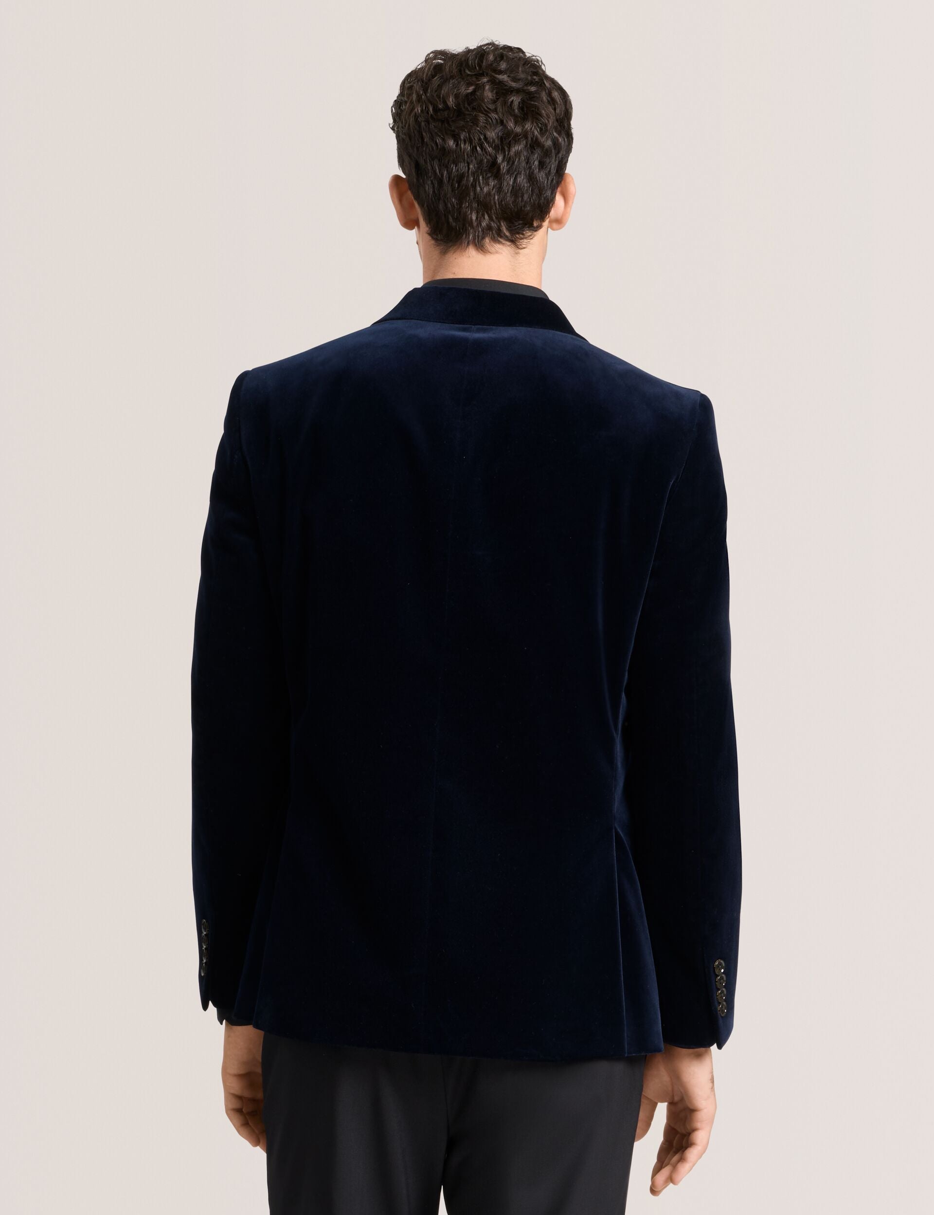 Men WEBSTER Velvet Single Breasted Tuxedo Jacket - Ted Baker
