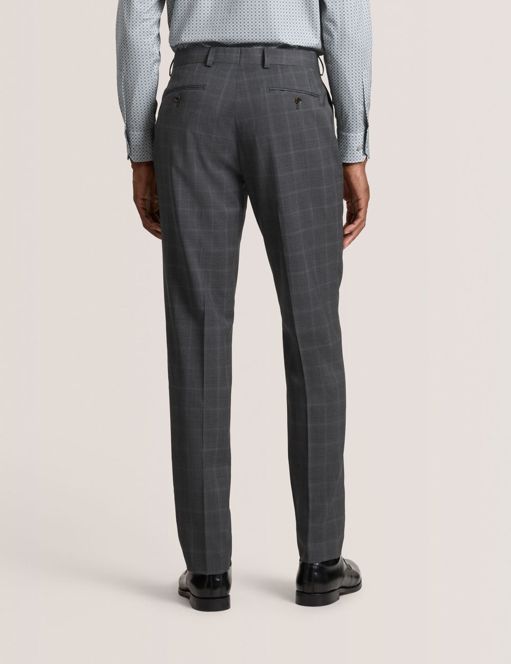 Men WINTER Window Check Modern Fit Suit Pants - Ted Baker