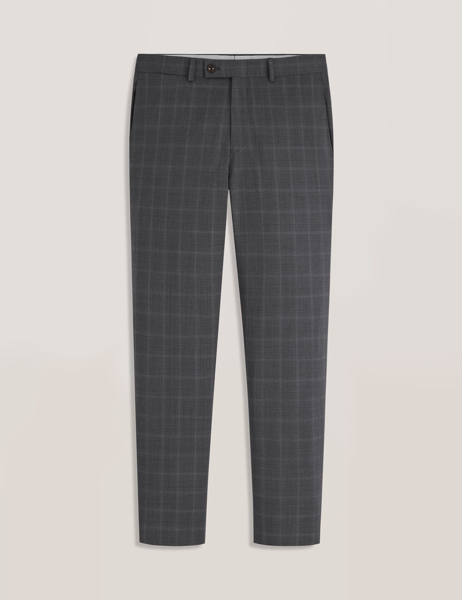 Men WINTER Window Check Modern Fit Suit Pants - Ted Baker