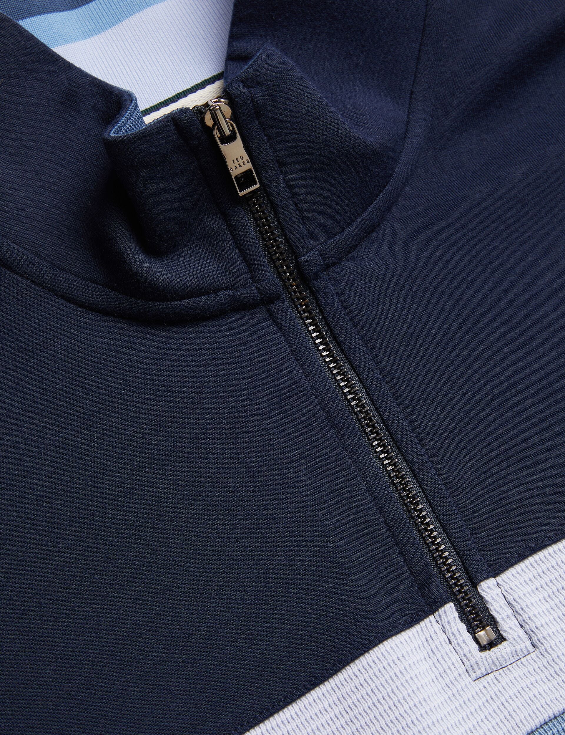 Men LONGMAN - Ombre Stripe Half-Zip Sweatshirt - Ted Baker